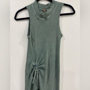 Free People XS waffle print casual dress